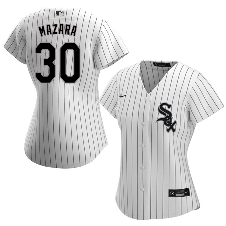 Nike Women #30 Nomar Mazara Chicago White Sox Baseball Jerseys Sale-White